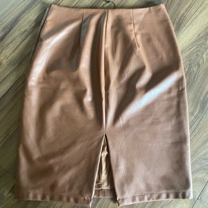 Express Faux Leather Skirt size L